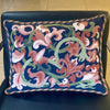 Marquetry (pink on blue) Marquetry (pink on blue)