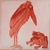 Original Frog & Stork ceramic tile