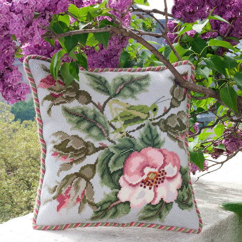Grasshopper Cushion (grey)