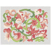Marquetry (pink) - grey background Marquetry (pink) - grey background
