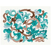 Marquetry (turquoise) Marquetry (turquoise)
