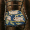 Rabbits kit stitched as a chairset