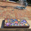 Georgian Stool Top (brown background)