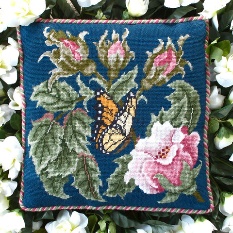 Butterfly Cushion (blue)
