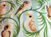 Little Birds Fabric (light blue)