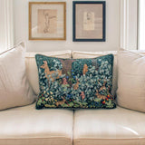 Woodland Cushion (wide) on sofa